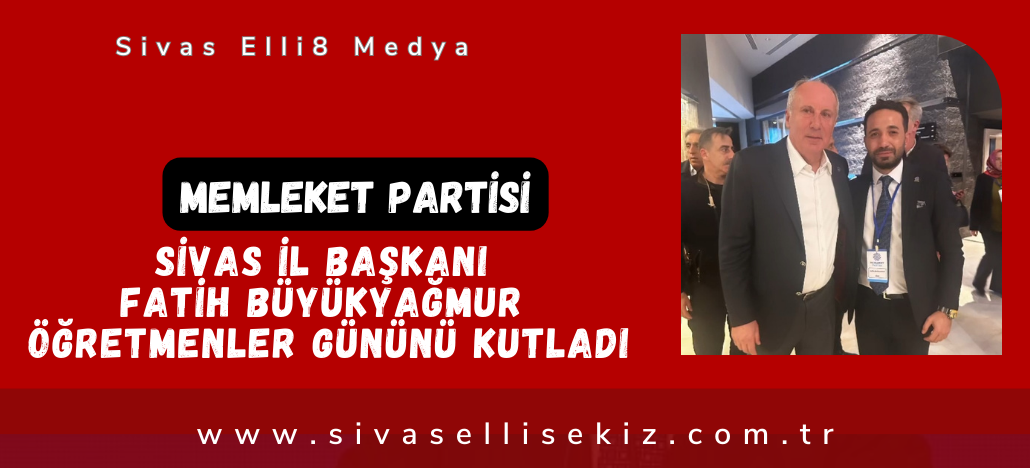 Fatih Büyükyağmur Öğretmenler Gününü Kutladı