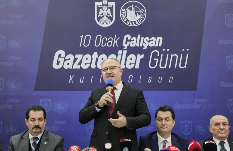 Sivas’ta 10 Ocak Çalışan Gazeteciler Günü Kutlandı!